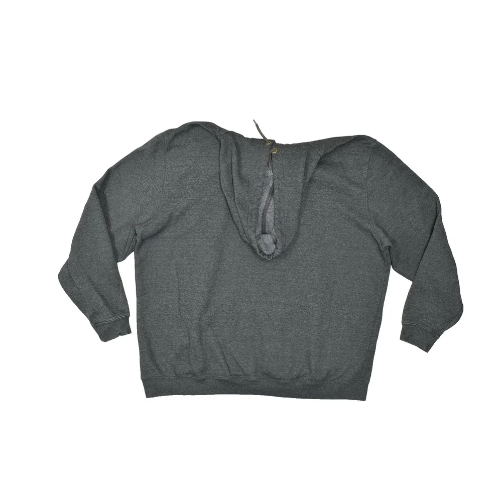 Carhartt Hoodie Mens 2XL Loose Fit Charcoal Gray K121 Midweight Pullover Sweater